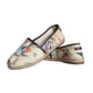 Dolce & Gabbana Beige Floral Canvas Espadrilles Slip On Shoes