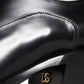 Dolce & Gabbana Black Calfskin Leather Derby Dress Men Shoes