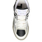 Dolce & Gabbana Black Silver Custom 2.Zero Low Top Sneakers Shoes