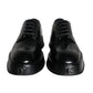 Dolce & Gabbana Black Calf Leather Derby Formal Dress Shoes