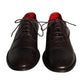 Dolce & Gabbana Brown Calfskin Leather Lace Up Oxford Shoes