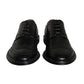 Dolce & Gabbana Black Leather Oxford Wingtip Formal Men Shoes