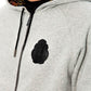 Billionaire Italian Couture Elegant Gray Hooded Cotton Sweatsuit