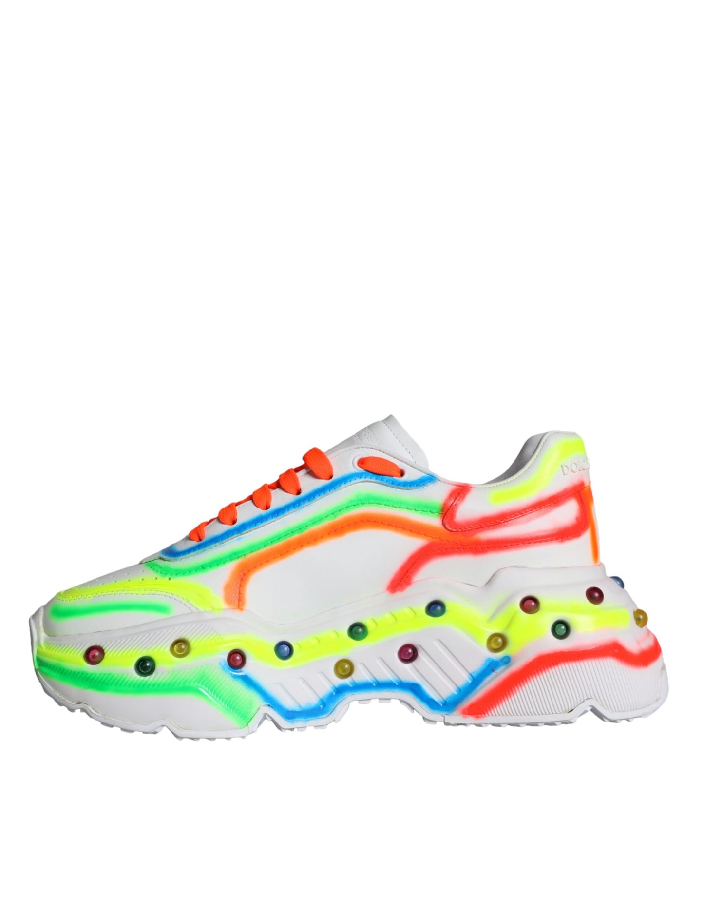 Dolce & Gabbana Multicolor Daymaster LED Lighted Sneaker Shoes