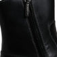 Dolce & Gabbana Black Leather Ankle Boots Booties Shoes