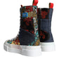 Dolce & Gabbana Multicolor Patchwork Logo High Top Sneakers Shoes