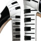 Dolce & Gabbana Black White Piano Keys Mary Janes Heels Shoes