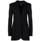 PINKO Black Viscose Suits & Blazer