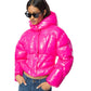 PINKO Fuchsia Nylon Jackets & Coat