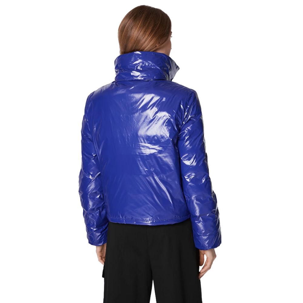 PINKO Blue Nylon Jackets & Coat