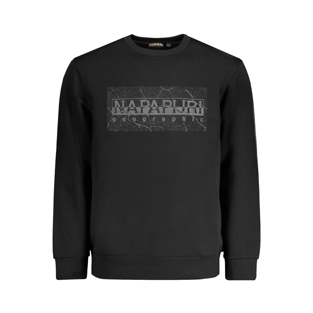 Napapijri Black Cotton Sweater