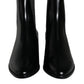 Dolce & Gabbana Black Leather Ankle Boots Booties Shoes