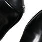 Dolce & Gabbana Black Leather Ankle Boots Booties Shoes