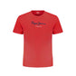 Pepe Jeans Red Cotton T-Shirt