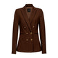 PINKO Brown Viscose Suits & Blazer