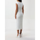 PINKO White Viscose Dress