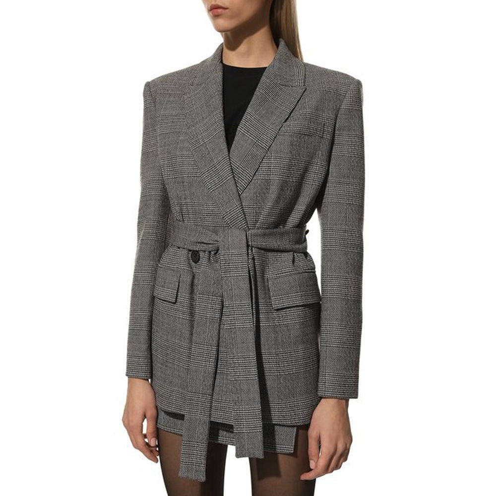 PINKO Black Wool Suits & Blazer