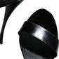 Dolce & Gabbana Black KEIRA Heels Ankle Strap Sandals Shoes