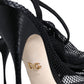 Dolce & Gabbana Black Mesh Stiletto Heels Sandals Shoes