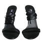 Dolce & Gabbana Black Keira Sandals Stilettos Strap Shoes