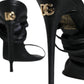 Dolce & Gabbana Black Keira Sandals Stilettos Strap Shoes