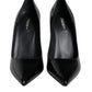 Dolce & Gabbana Black Patent Leather Bellucci Pumps Heels Shoes