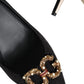 Dolce & Gabbana Black Amore Suede Bellucci Heels Pumps Shoes