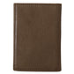 Billionaire Italian Couture Elegant Leather Men's Wallet in Brown