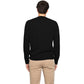 Alpha Studio Black Wool Vergine Sweater