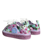 Dolce & Gabbana Multicolor Canvas Floral Espadrilles Sneakers Shoes