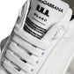 Dolce & Gabbana White Calfskin Leather Miami Low Top Sneakers Shoes