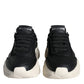 Dolce & Gabbana Black White DAYMASTER Leather Sneakers Shoes