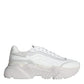 Dolce & Gabbana White DAYMASTER Calf Leather Sneakers Shoes