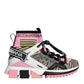 Dolce & Gabbana Multicolor Sorrento Socks Logo Sneakers Shoes