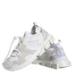 Dolce & Gabbana White Mesh Sorrento Trekking Sneakers Shoes