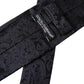 Dolce & Gabbana Black Patterned 100% Silk Adjustable Men Tie