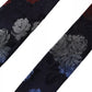 Dolce & Gabbana Dark Blue Floral Fantasy Silk Adjustable Men Tie