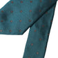 Dolce & Gabbana Green Patterned Silk Adjustable Men Tie