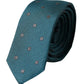 Dolce & Gabbana Green Patterned Silk Adjustable Men Tie