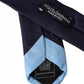 Dolce & Gabbana Blue Card Deck Symbols Adjustable Tie