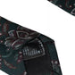 Dolce & Gabbana Green Floral Print Silk Adjustable Men Tie