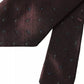 Dolce & Gabbana Bordeaux Fantasy 100% Silk Adjustable Men Tie