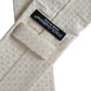 Dolce & Gabbana Off White Silk Adjustable Necktie Men Tie