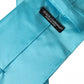 Dolce & Gabbana Light Blue Satin Silk Wide Adjustable Men Tie