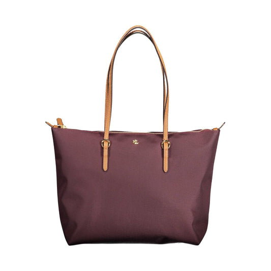 Ralph Lauren Purple Nylon Handbag