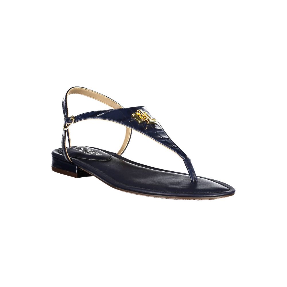 Ralph Lauren Blue Leather Sandal