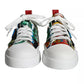 Dolce & Gabbana Multicolor Patchwork Low Top Sneakers Shoes