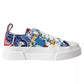 Dolce & Gabbana Multicolor Patchwork Low Top Sneakers Shoes