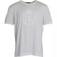 Dolce & Gabbana White Logo Embossed Cotton Crewneck T-shirt