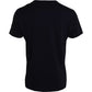 Dolce & Gabbana Black Cotton Logo Plaque Round Neck T-shirt